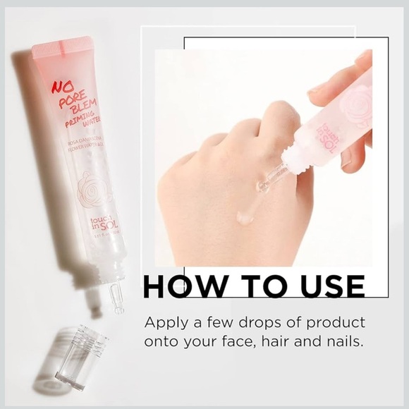 Touch in Sol No Pore Blem Rosa Damascena Priming Water - Picture 7 of 12